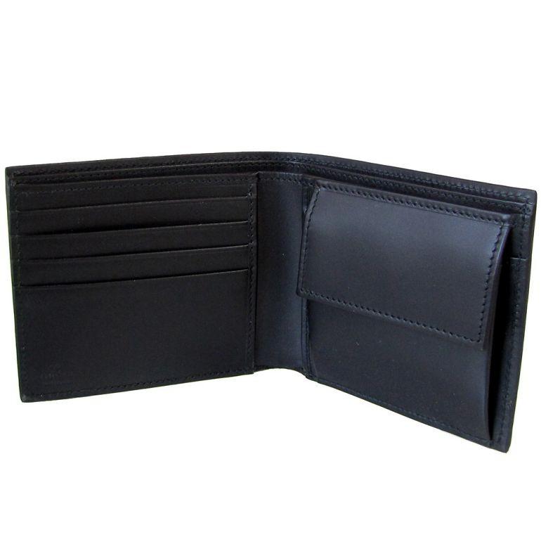 グッチ  メンズ 365467 CWC1R 1000 二つ折り財布 GG柄 レザー ブラック 黒 GUCCI AVEL