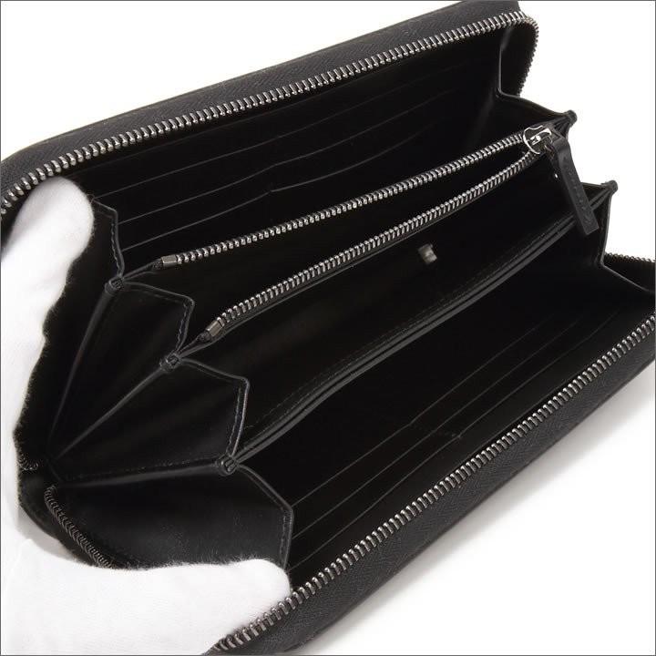 グッチ財布 GUCCI ラウンドファスナー長財布 GGスプリーム メンズ レディース グレー×ブラック 322147-KGDHR-1078