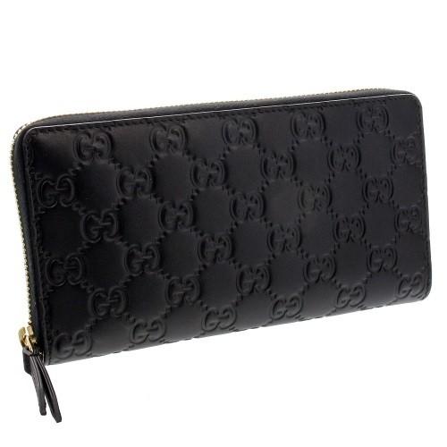 GUCCI グッチ 長財布 410102 CWC1G 1000 ブラック LINEA リネア グッチシマ