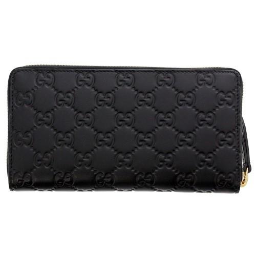 GUCCI グッチ 長財布 410102 CWC1G 1000 ブラック LINEA リネア グッチシマ