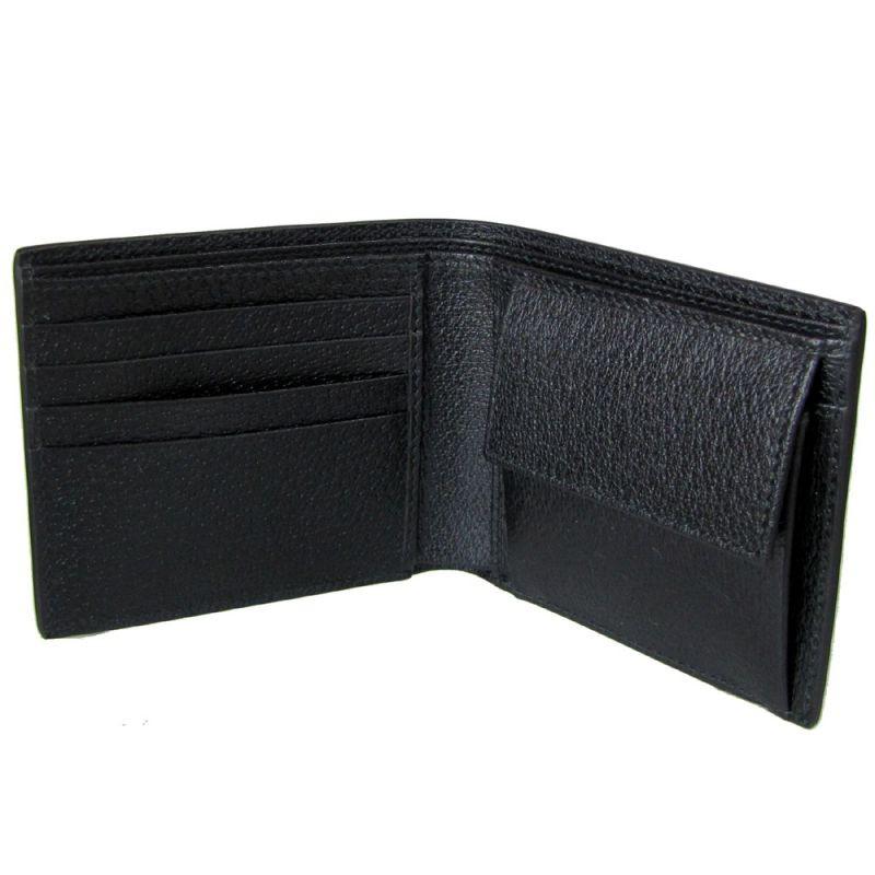 グッチ GUCCI メンズ 二つ折り財布 DOLLAR ダラーカーフ ブラック 428748 DJ21T 1060