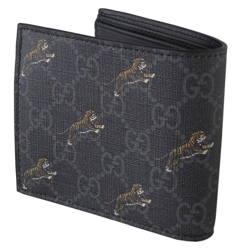 グッチ GUCCI 2つ折り財布 メンズ タイガー GG スプリームキャンバス 575132 G2BAN 1087