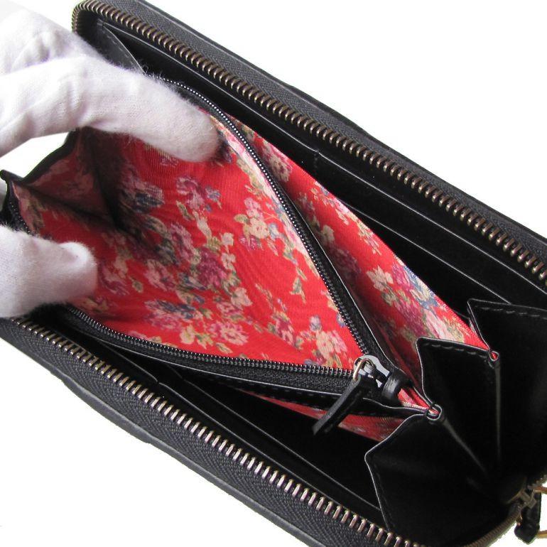 グッチ GUCCI 長財布 ラウンドファスナー キルティングレザー ダブルG ブラック 536450 0YKBT 1060