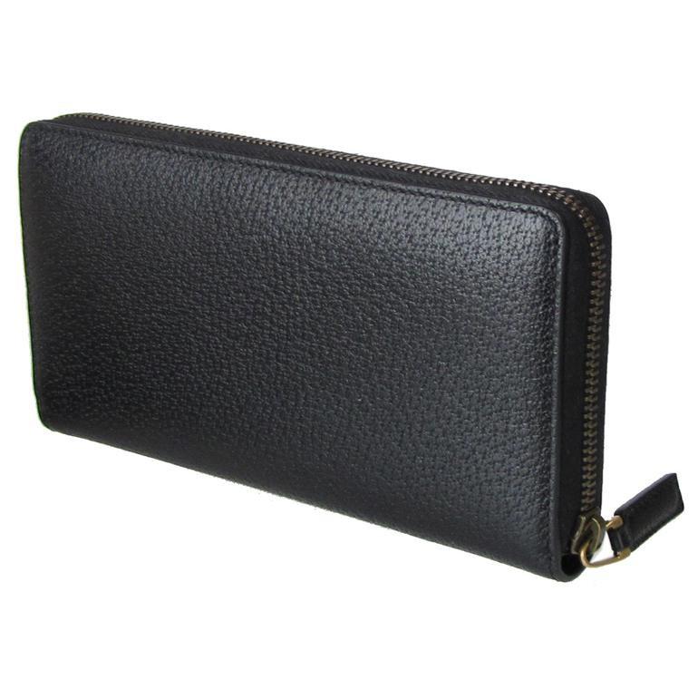 グッチ GUCCI メンズ 長財布 ラウンドファスナー GG DOLLAR ダラーカーフ ブラック 428736 DJ20T 1000