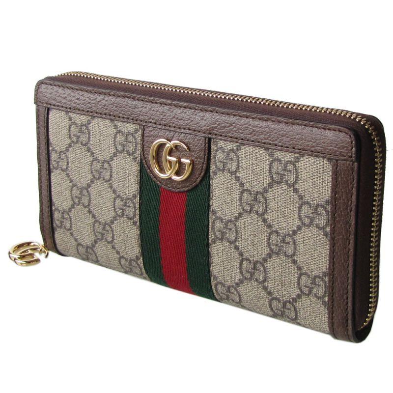 グッチ GUCCI ラウンドジップ 長財布 GGスプリームキャンバス 523154 96IWG 8745