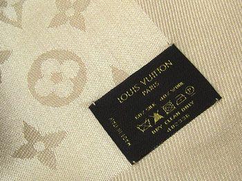 LOUIS VUITTON ルイ ヴィトン ショール モノグラム デュンヌ M71360 スカーフ ストール シルクｘウール