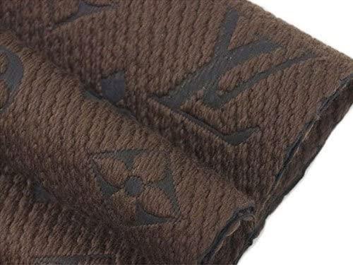 ルイヴィトン LOUIS VUITTON M72241 マフラー LV エシャルプ・ロゴマニア ウール/シルク マロン