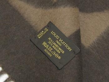 ルイヴィトン LOUIS VUITTON エシャルプ・カーディフ ストール マフラー M72204