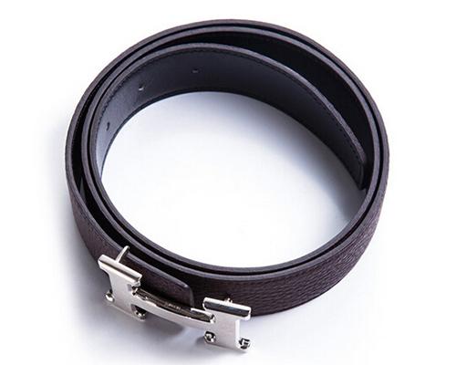 エルメス ベルト HERMES エルメス レザーベルト メンズ　レザーシルバーバックル he-be-6815