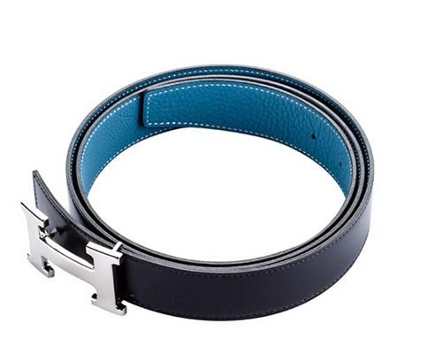 エルメスベルト HERMES エルメス レザーベルト メンズ　レザーシルバーバックル he-be-6816