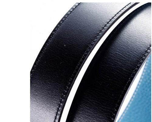 エルメスベルト HERMES エルメス レザーベルト メンズ　レザーシルバーバックル he-be-6816