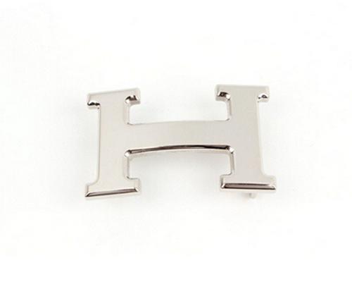 エルメスベルト HERMES エルメス レザーベルト メンズ　レザーシルバーバックルhe-be-6821