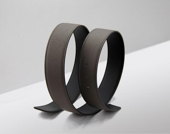 エルメス ベルト HERMES エルメス レザーベルト メンズ　レザーシルバーバックルhe-be-6824