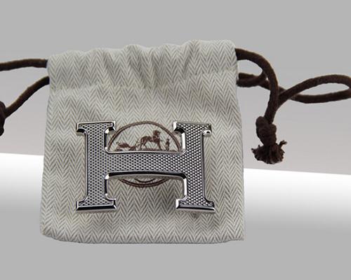 エルメス ベルト HERMES エルメス レザーベルト ミズ　レザーシルバーダイヤモンド格バックルhe-be-6827