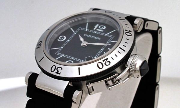 カルティエ パシャ シータイマー クロノ W31089M7
