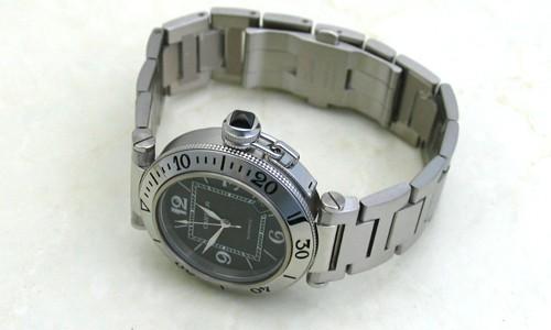 カルティエ パシャ シータイマー W31077M7
