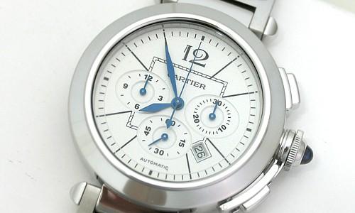 カルティエ  パシャ４２ クロノ W31085M7
