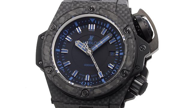 ウブロ オーシャノグラフィック ４０００ オールブラックブルー  731.QX.1190.GR.ABB12