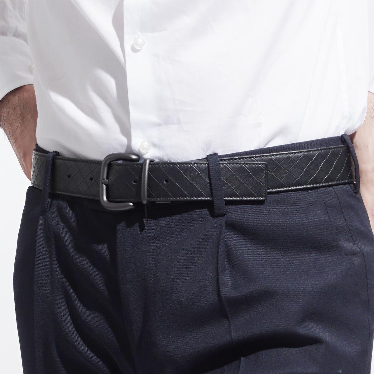 ボッテガヴェネタ  BOTTEGA VENETA リバーシブル ベルト ブラック メンズ アクセ レザー ギフト プレゼント フォーマル 520810 vx471 1384 VN
