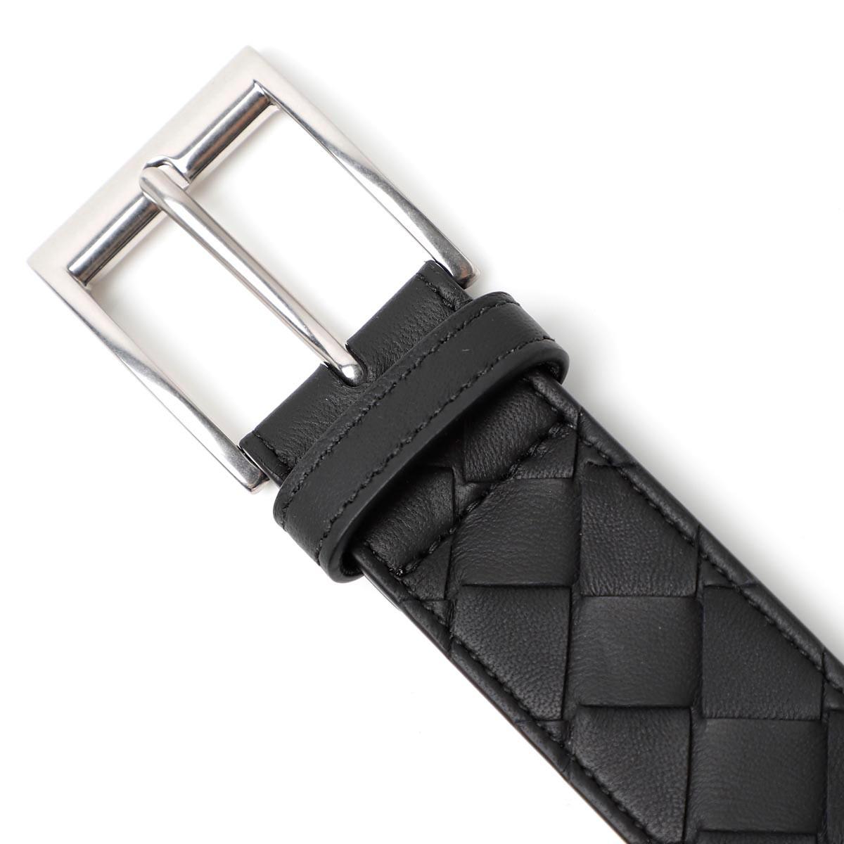 ボッテガヴェネタ BOTTEGA VENETA ベルト ブラック メンズ アクセサリー 革 レザー 580673 vo0bg 8803 CINTURA NAPPA