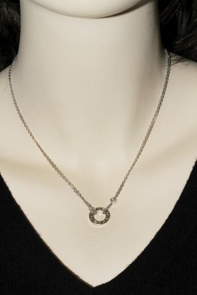 カルティエネックレス Ｋ１８ＷＧ ダイヤ２Ｐ ラブネックレス  B4567852