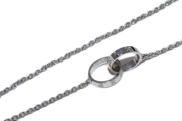 カルティエネックレス K18WG ベビーラブネックレス B7212500 ペンダント ペンダント