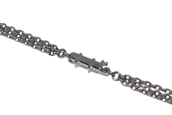 カルティエネックレス Ｐｔ９５０/Ｋ１８ＷＧ/ブラックセラミック ダイヤ トリニティ ブラック＆ホワイトペンダント パヴェダイヤB4852369