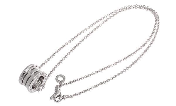 ブルガリネックレス B-zero1 ビーゼロワン K18WG CN851448 BVLGARI B.zero1 ペンダント ジュエリー