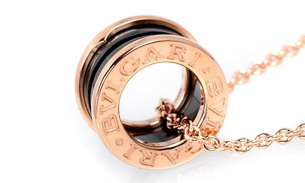 ブルガリネックレス アクセサリー レディース NPG&BK CERAMIC BZ1 CL855762 ビーゼロワン ブラックセラミック/ピンクゴールド