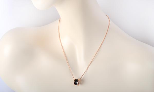 ブルガリネックレス アクセサリー レディース NPG&BK CERAMIC BZ1 CL855762 ビーゼロワン ブラックセラミック/ピンクゴールド