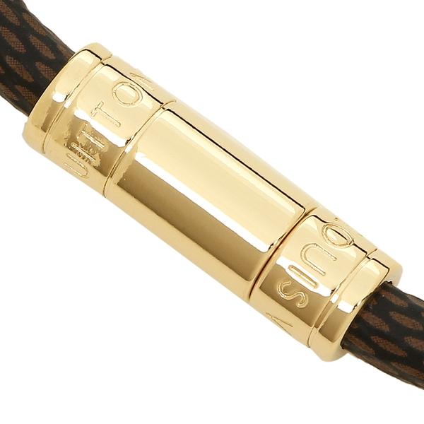 LOUIS VUITTON ブレスレット アクセサリー レディース ルイヴィトン M6139 ブラウン ゴールド