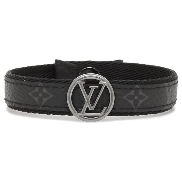 LOUIS VUITTONルイ・ヴィトン ブレスレット アクセサリー メンズ ルイヴィトン M6549D シルバー ブラック