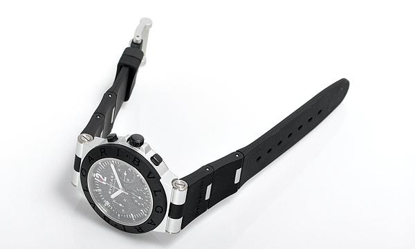 人気のブルガリ アルミニウム クロノグラフ  AC38BTAVD