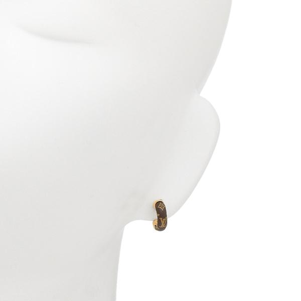 ルイ・ヴィトンピアス アクセサリー レディース ルイヴィトン M68370 ブラウン ゴールド