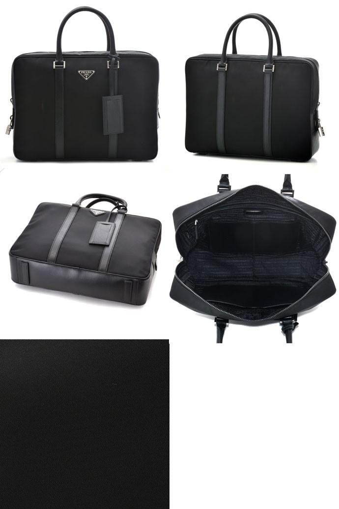 PRADAバッグ  プラダ VA0661 ナイロン ハンドバッグ ブラック メンズ レディース ビジネス black