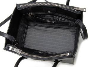 プラダ レザー 2WAY ハンドバッグ B2625M ショルダーバッグ ブラック
