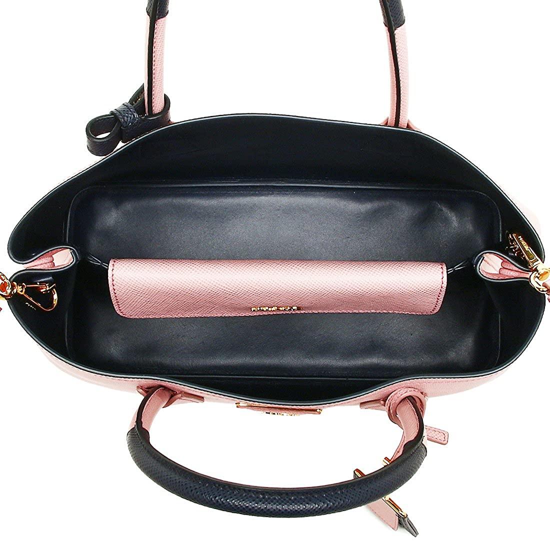 プラダトートバッグ レディース PRADA 1BG775 2A4A F0776 ピンク ネイビー