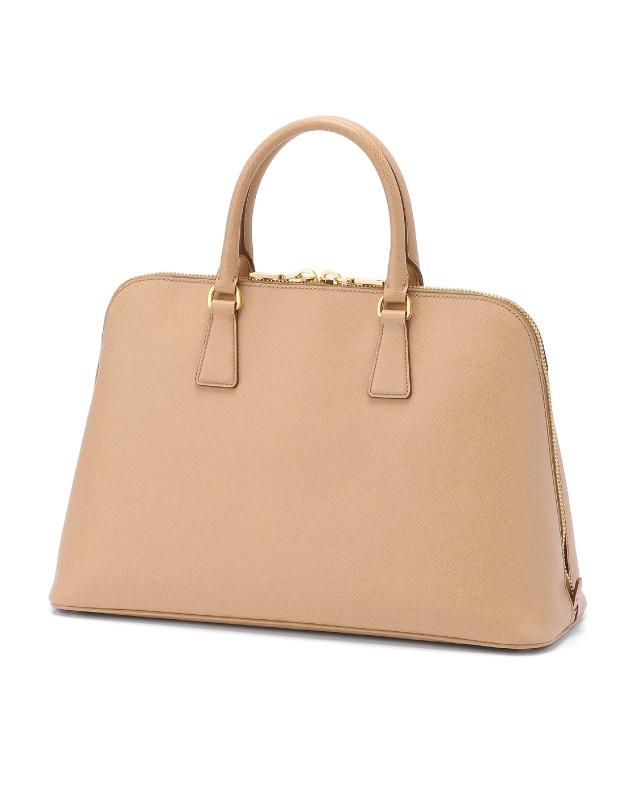 プラダ PRADA SAFFIANO LUX ハンドバッグ NOISETTE BL0812 NZV F0L7A