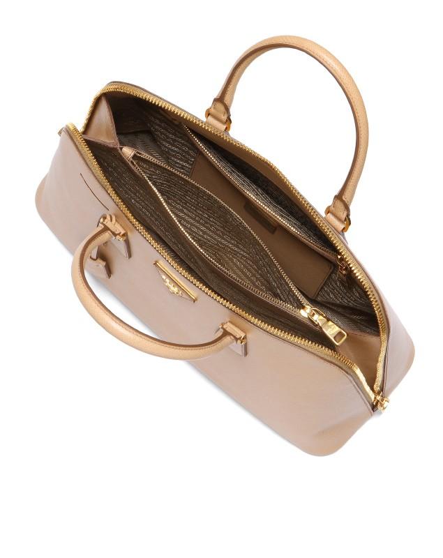 プラダ PRADA SAFFIANO LUX ハンドバッグ NOISETTE BL0812 NZV F0L7A
