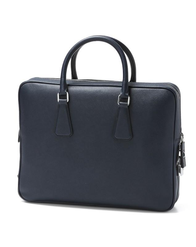 プラダ バッグ　ブリーフケース パドロック付 PRADA BLACK VS0363 9Z2 F0002