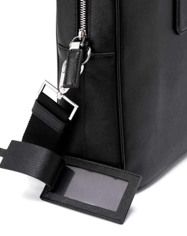 プラダ  PRADA SAFFIANO TRAVEL 2WAY ブリーフケース ビジネスバッグNERO ブラック VA0891 9Z2 002