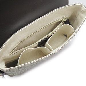 GUCCI ショルダーバッグ 353430 KGDIG 8588 メッセンジャー GGスプリーム キャンバス PVC ベージュ×ダークブラウン