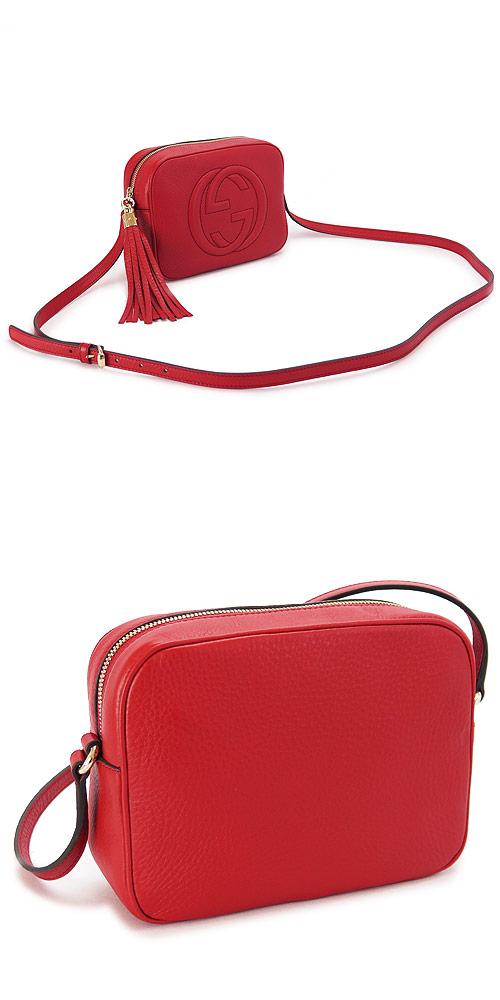 グッチバッグ GUCCI ショルダーバッグ ソーホー/SOHO レッド 308364 A7M0G 6523 レディース