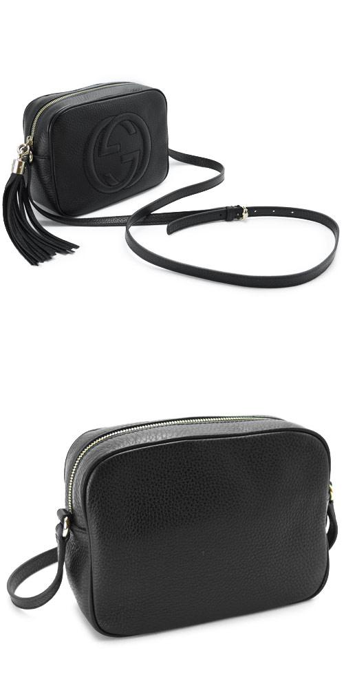 グッチ  GUCCI ショルダーバッグ SOHO ソーホ ブラック レディース 308364-a7m0g-1000