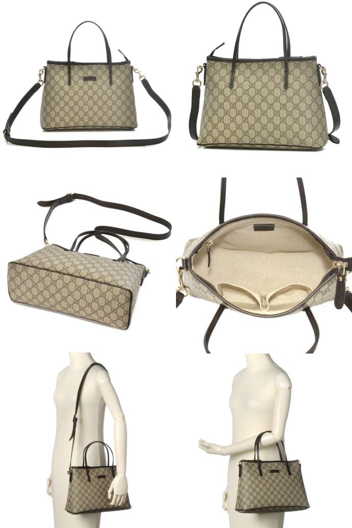 グッチ GUCCI トートバッグ 353440 KGDHG 9643 GG SUPREME SELLERIA GGスプリームキャンバス ダークブラウン ブランド