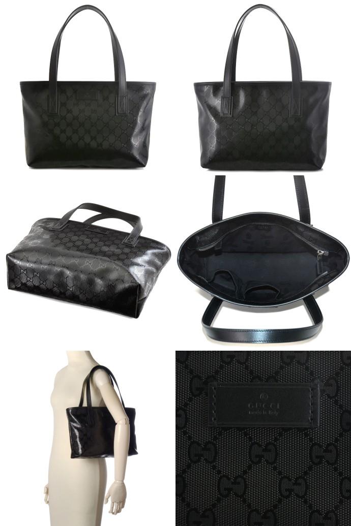 GUCCI(グッチ) バッグ メンズ GGインプリメ トートバッグ ブラック 211138-FU49R-1000
