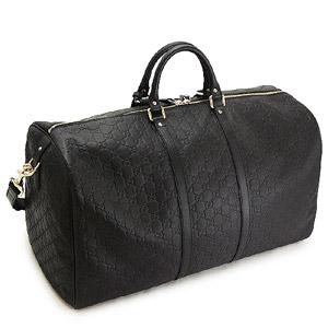 GUCCI グッチ シマ ボストンバッグ 206500 ボストンバッグ シマレザー ブラック ユニセックス 206500 BNX1G 1000