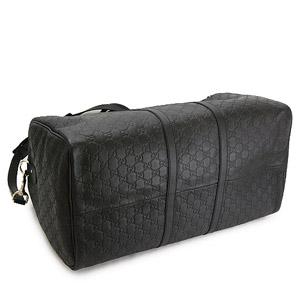 GUCCI グッチ シマ ボストンバッグ 206500 ボストンバッグ シマレザー ブラック ユニセックス 206500 BNX1G 1000