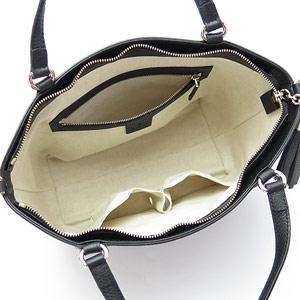 グッチ  GUCCI ソーホー 2way ハンドバッグ レザー ブラック インターロッキングG タッセル レディース 369176 A7M0G 1000