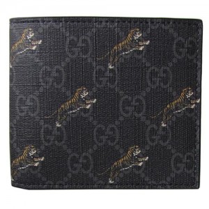 グッチ GUCCI 2つ折り財布 メンズ タイガー GG スプリームキャンバス 575132 G2BAN 1087